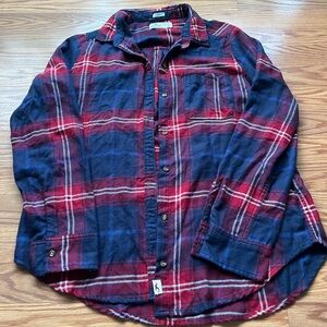 Red Blue and White Flannel
